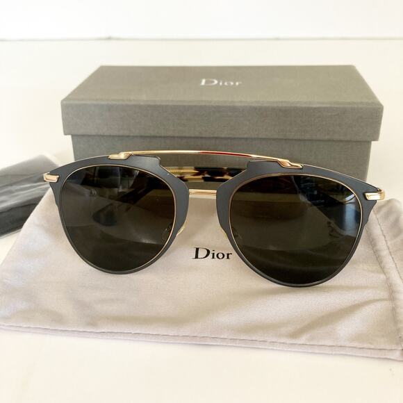 DIOR  Unisex Reflected Sunglasses Tortoise NIB - Picture 12 of 12